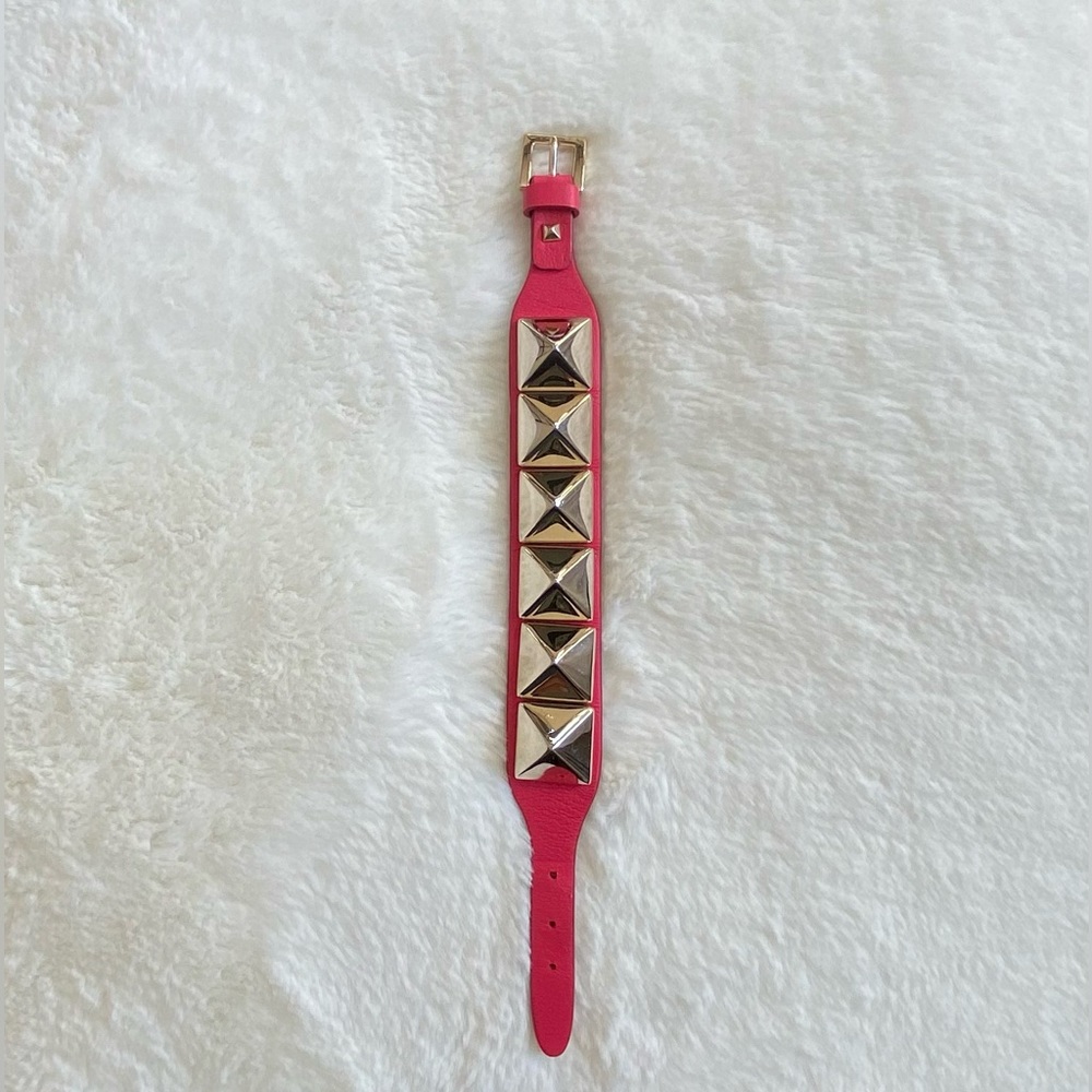 Valentino Rockstar Stud leather Wrap Bracelet